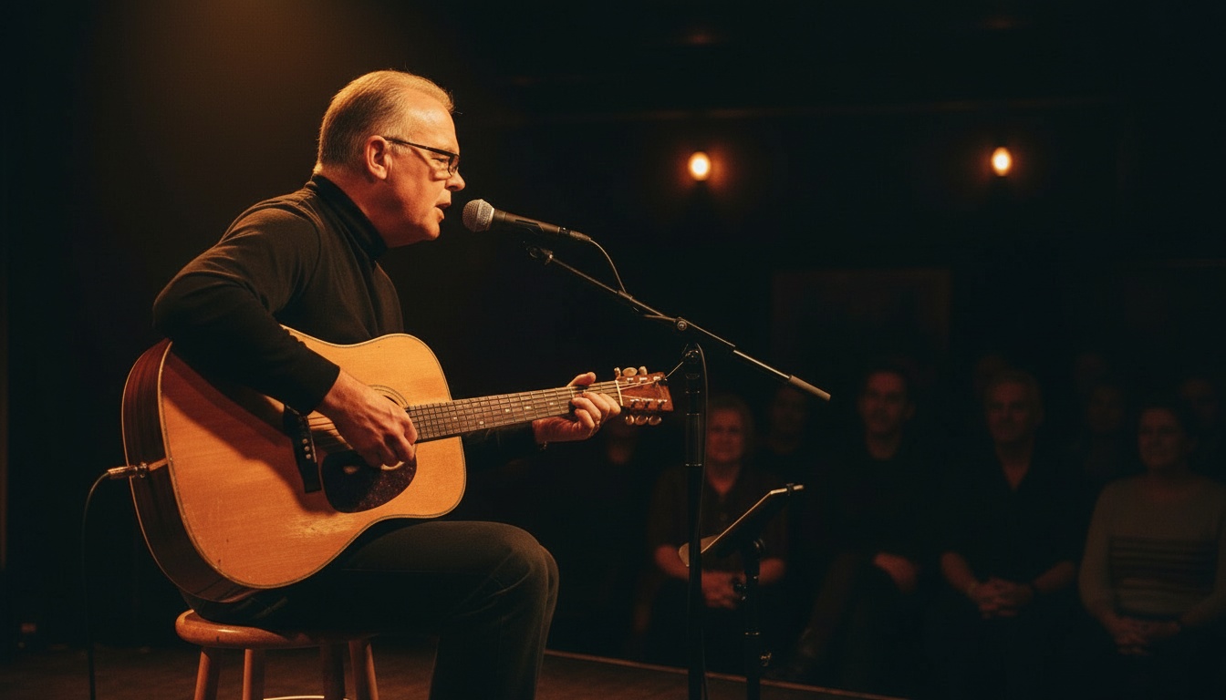 KL Hooker profile shot performing